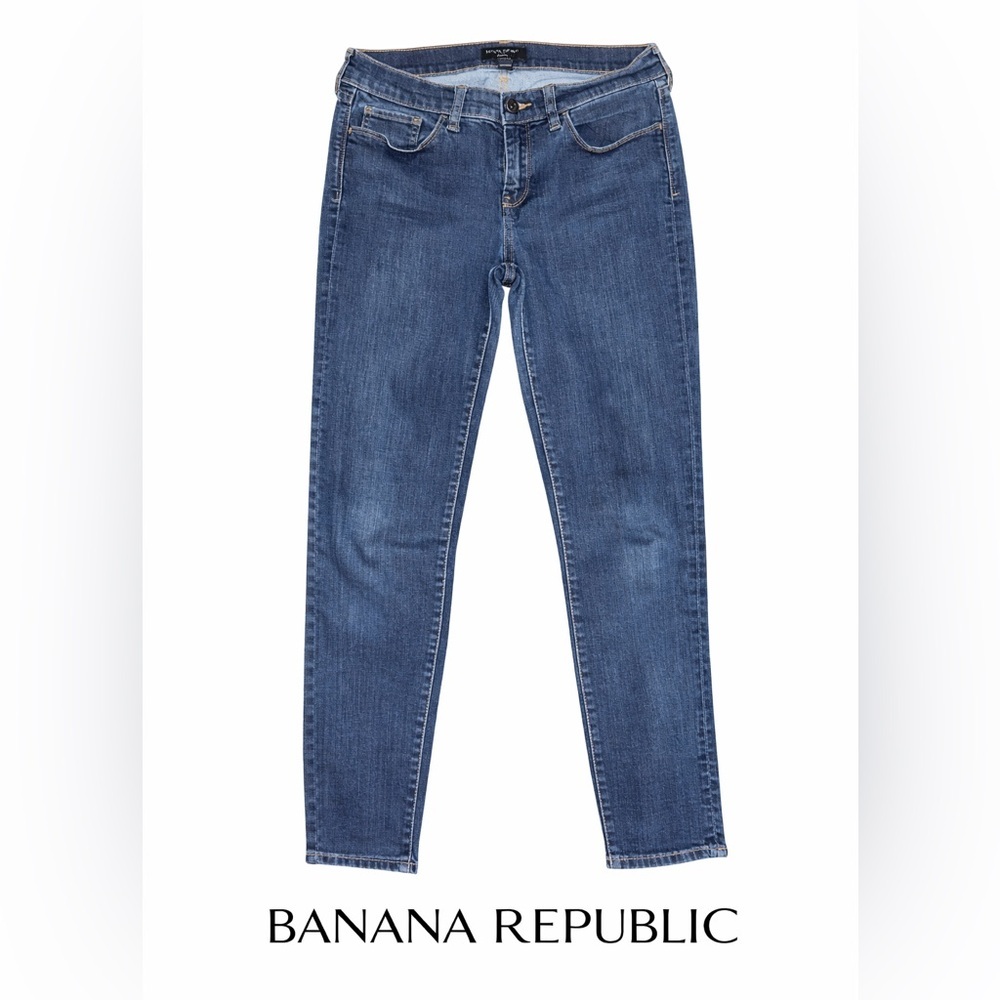 Banana Republic Skinny Jeans Women Size 29/8 Medium Wash Stretch Denim